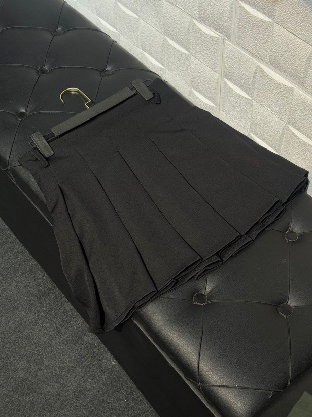 دامن پلیسه +کمربند مادام کد : 61206